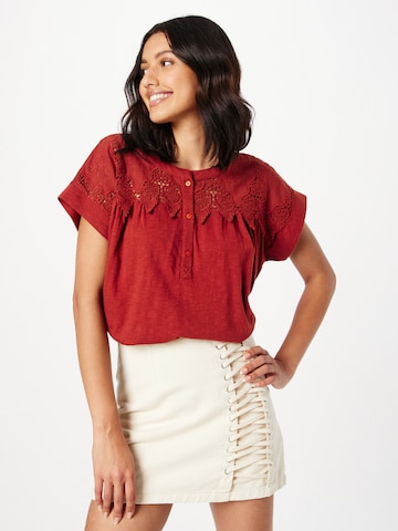 Maison 123 Blouse 'CELENA' in Rood: voorkant