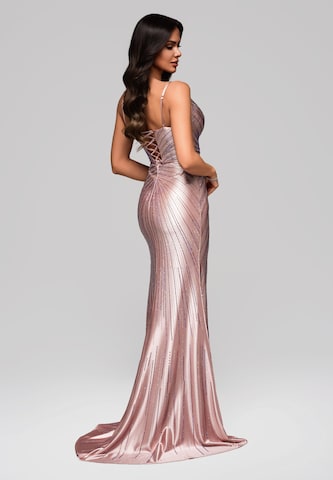 Robe de soirée Ombre en rose