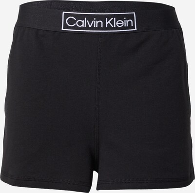 Calvin Klein Underwear Pantalon de pyjama 'Heritage' en noir / blanc, Vue avec produit