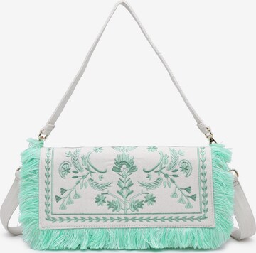 Borsa a spalla di Kassandra in verde: frontale
