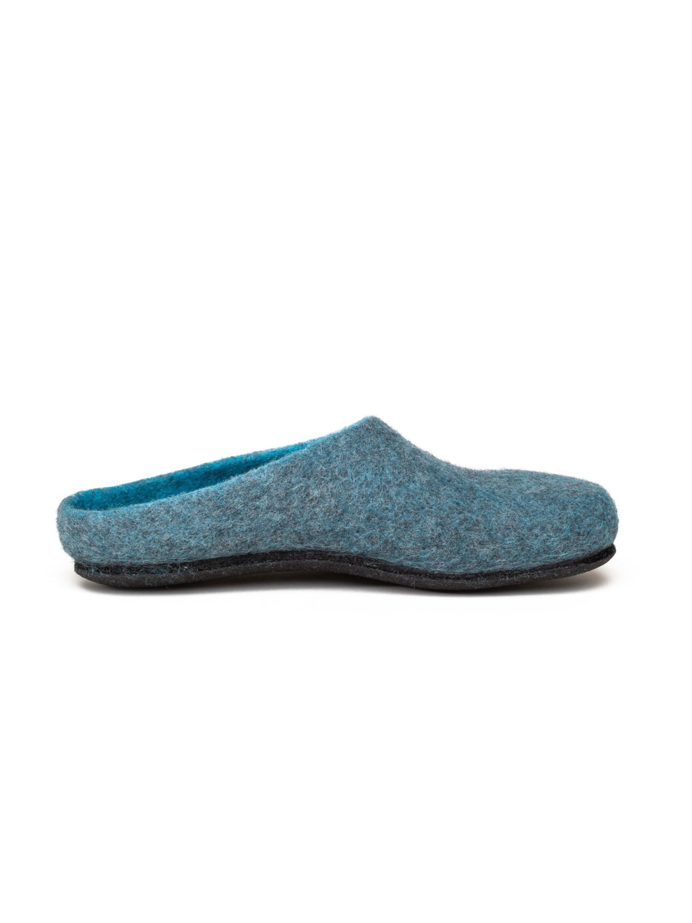 MagicFelt Slippers 'Filzpantoffel Magicfelt 709' in Blue