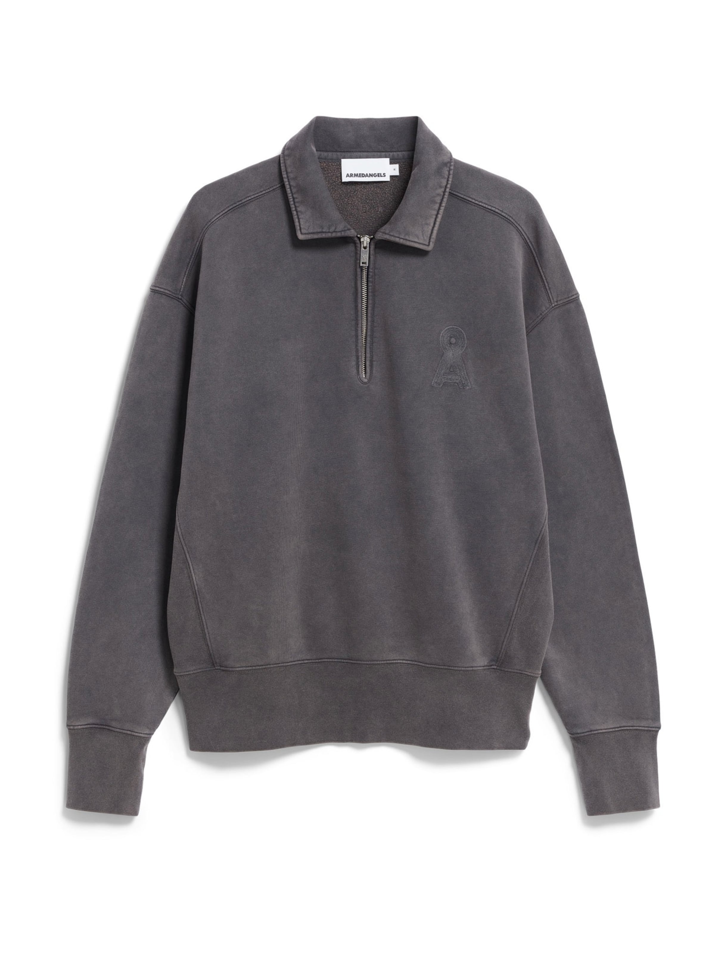 ARMEDANGELS Sweatshirt 'ICONIC Å TEMAAL' i grå: framsida