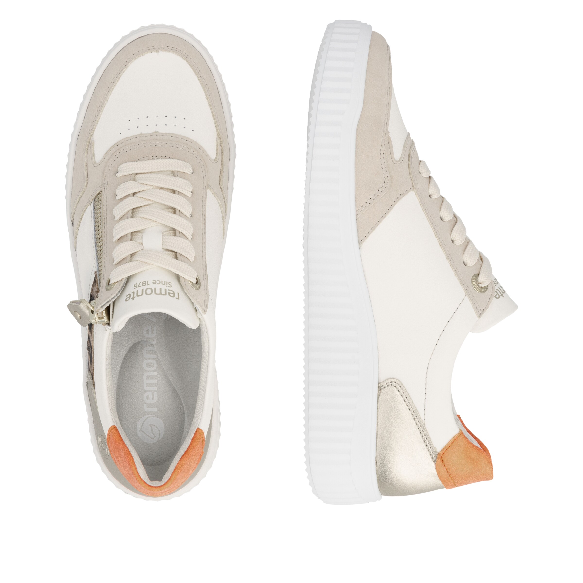 Sneaker bassa di REMONTE in beige