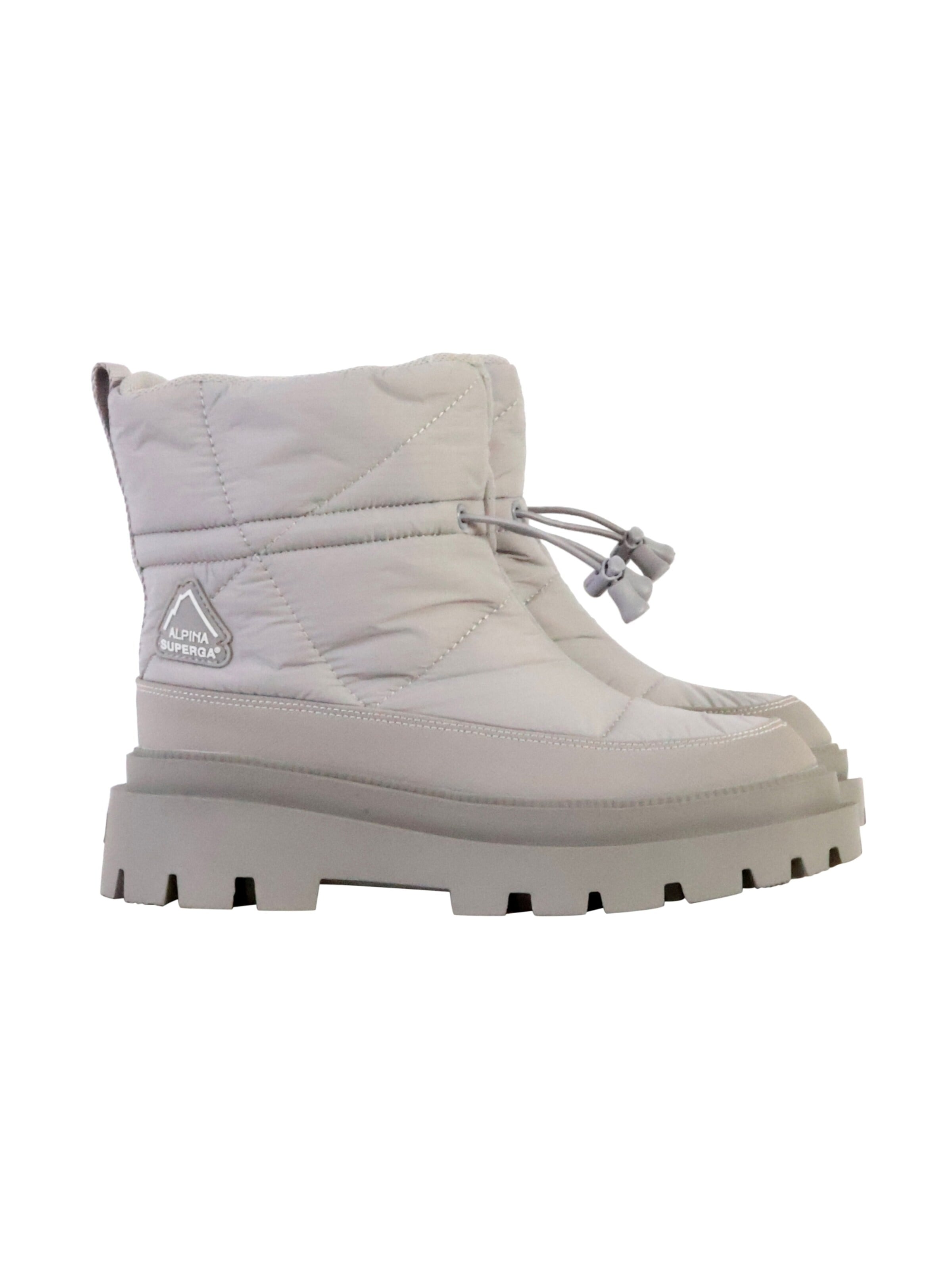 SUPERGA Botki po kostki w kolorze szary