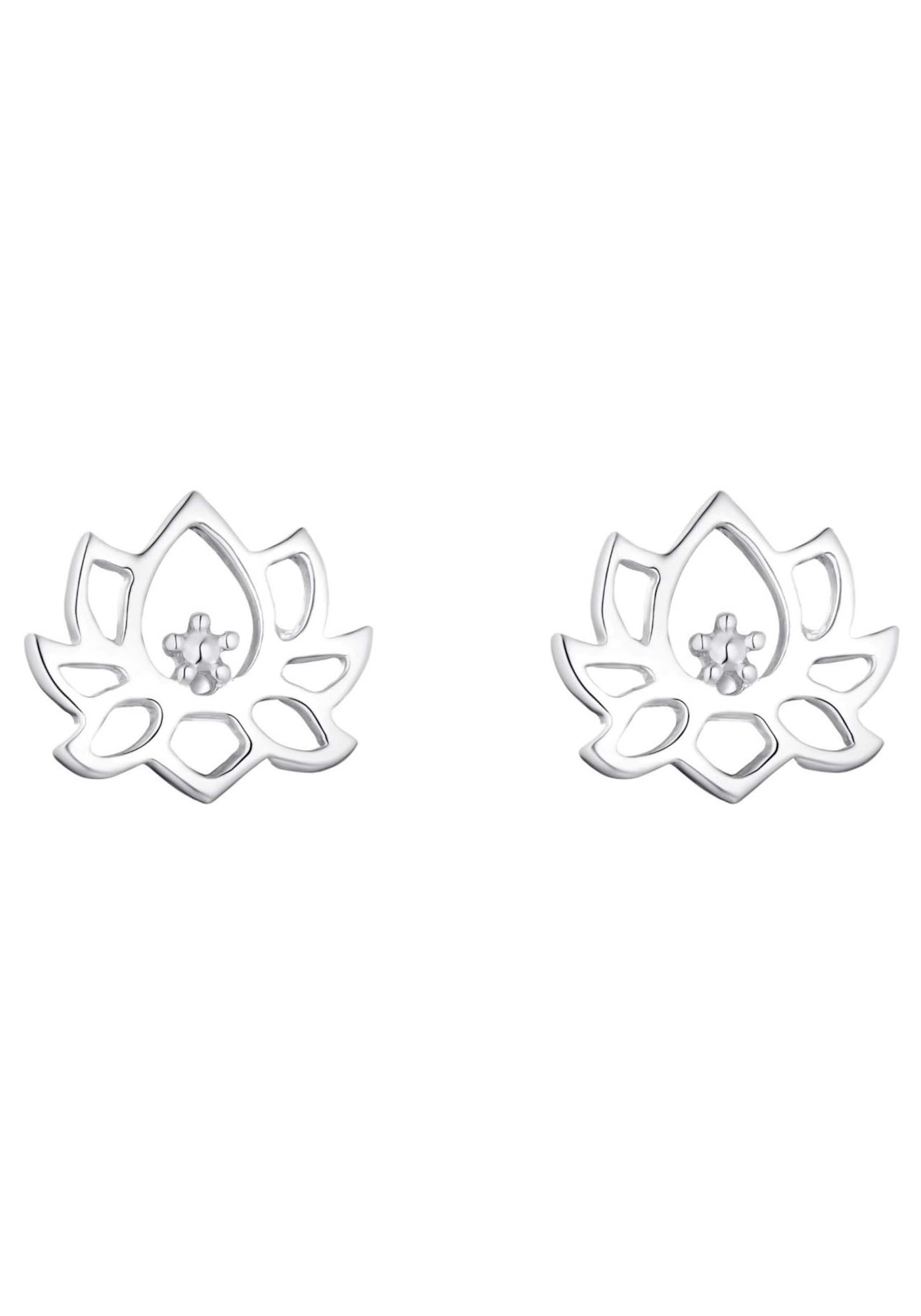 AMOR Earrings in Silver: front