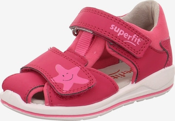 Sandales 'BOOMERANG' SUPERFIT en rose : devant