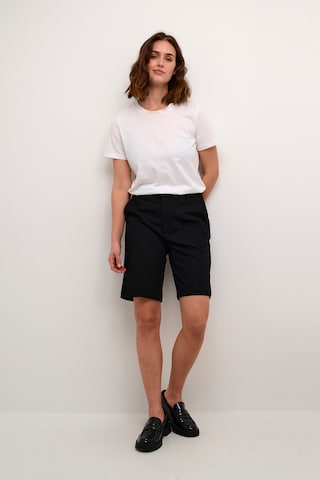 Kaffe Loose fit Trousers with creases 'Sakura' in Black