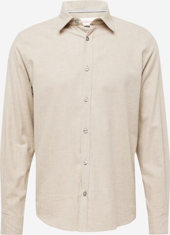 Camicia di s.Oliver in beige: frontale