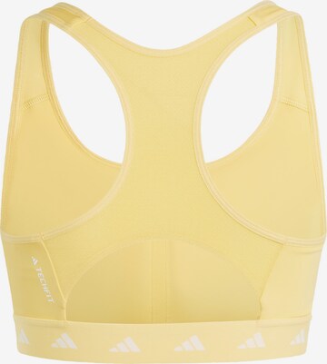 ADIDAS PERFORMANCE Bralette Sports Bra 'Powerreact' in Yellow