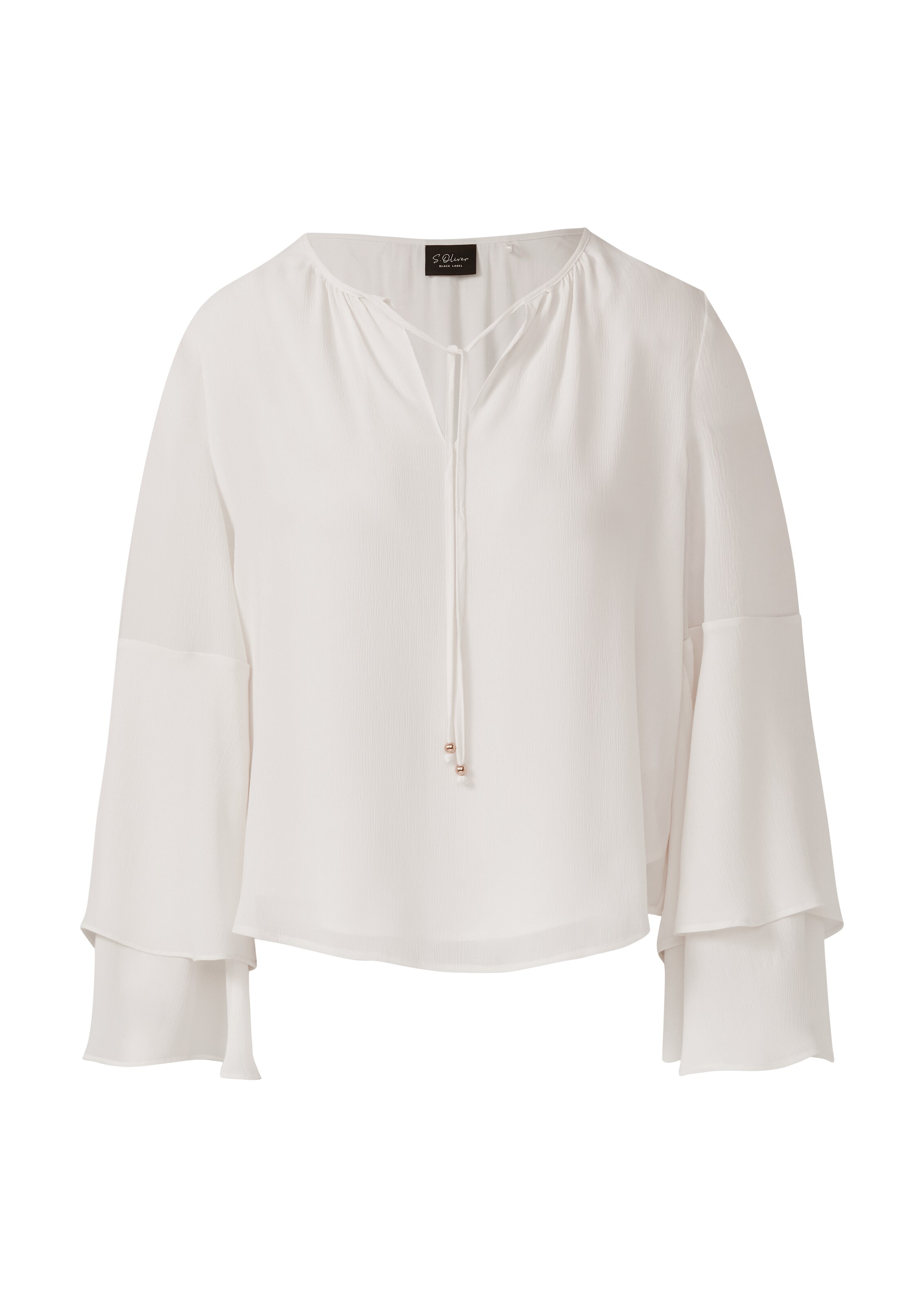 s.Oliver BLACK LABEL Bluse in weiß, Produktansicht