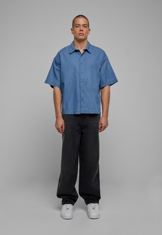 Urban Classics Comfort fit Koszula w kolorze niebieski