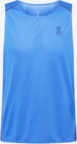 On Performance shirt in Blue: front