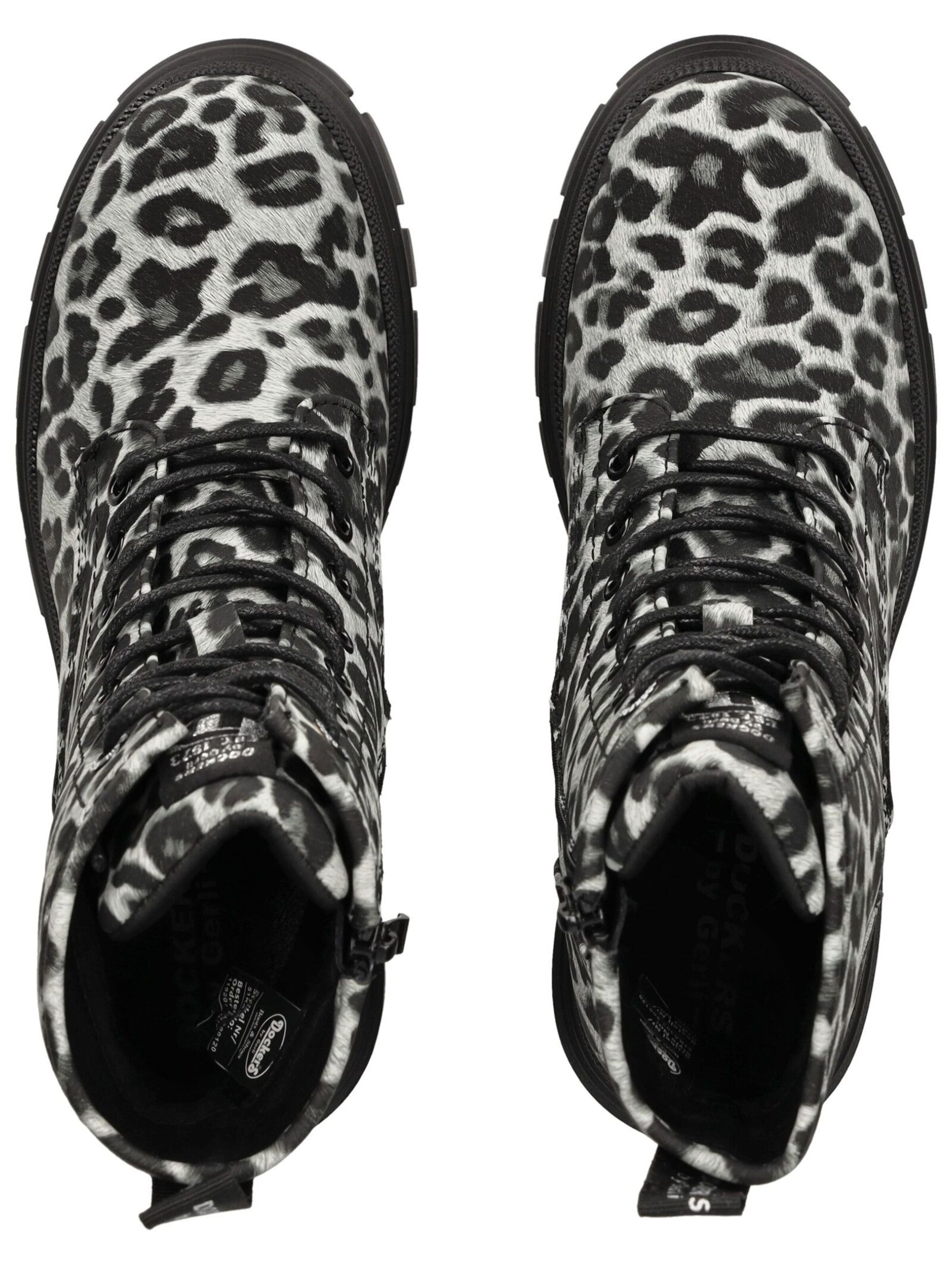 Bottines à lacets Dockers by Gerli en noir