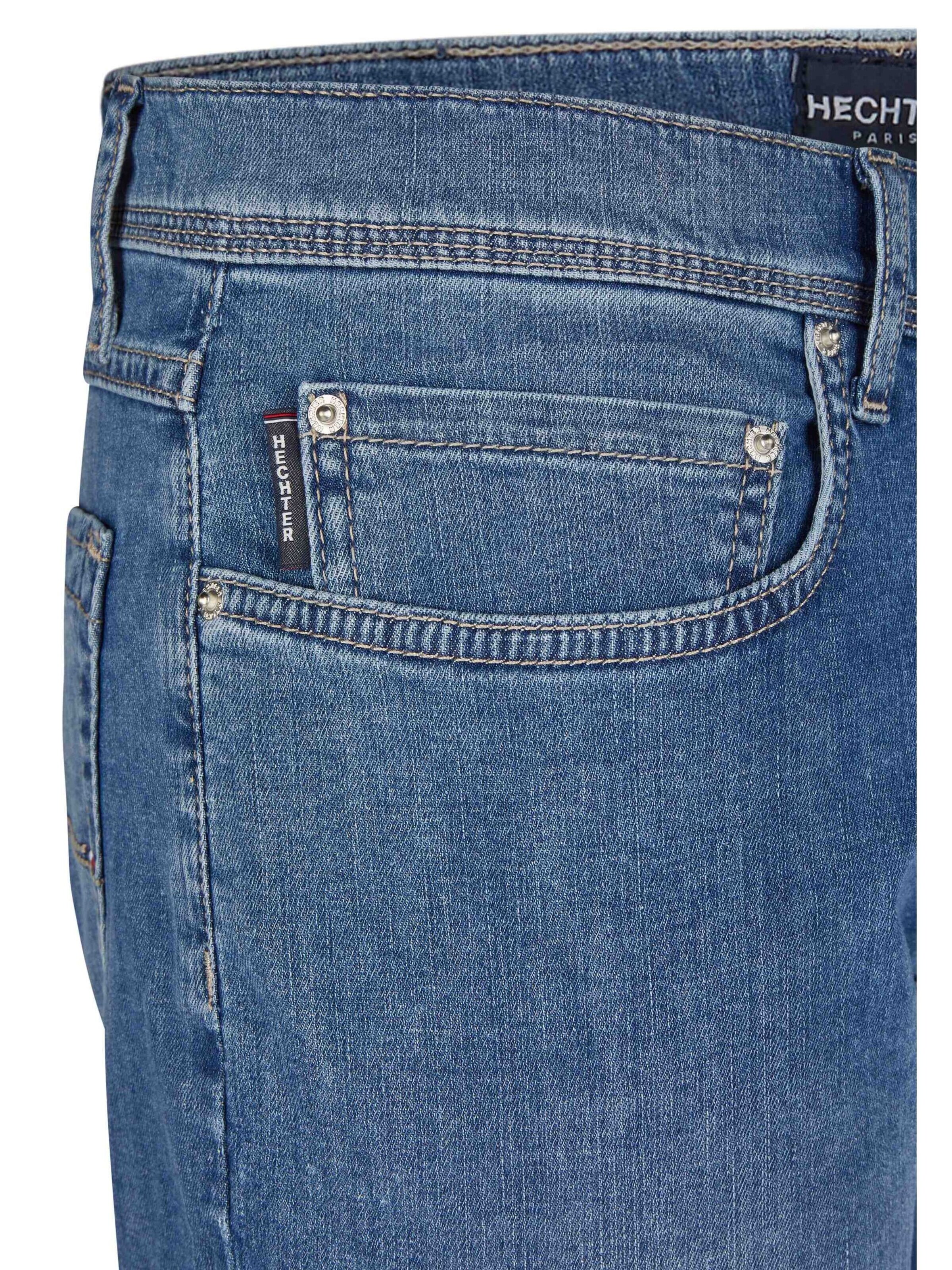 HECHTER PARIS Tapered Jeans in Blauw