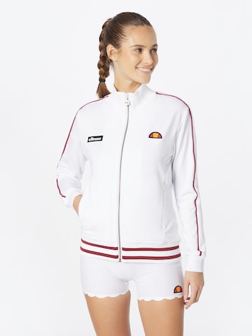 ELLESSE Training Jacket in White: front