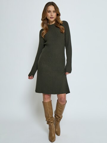 Robes en maille 'Anna' Peppercorn en vert