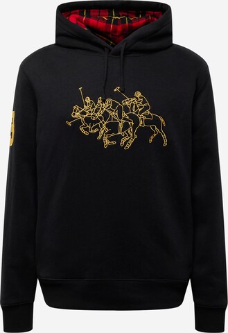 Sweat-shirt Polo Ralph Lauren en noir : devant