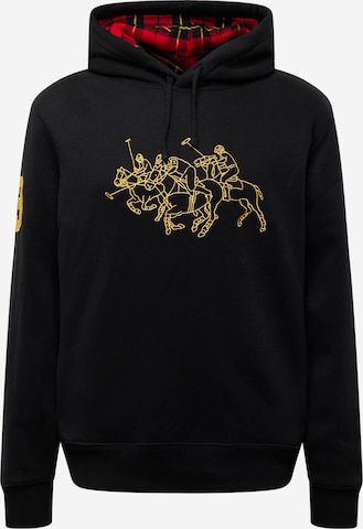 Polo Ralph Lauren Sweatshirt in Schwarz: predná strana