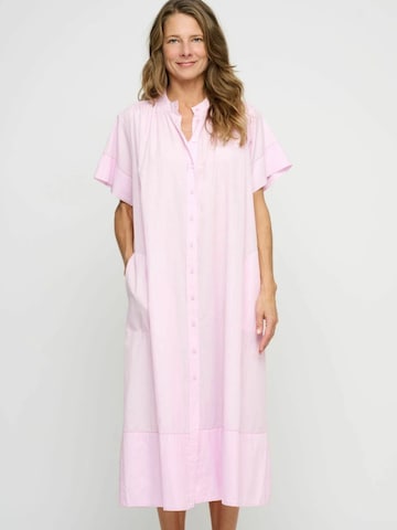 GABBA Loosefit Jurk 'June' in Roze: voorkant