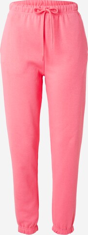 PIECES Tapered Broek 'CHILLI' in Roze: voorkant