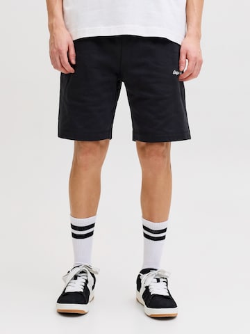 JACK & JONES - Loosefit Pantalón 'JPSTKarl Norrebro' en negro: frente