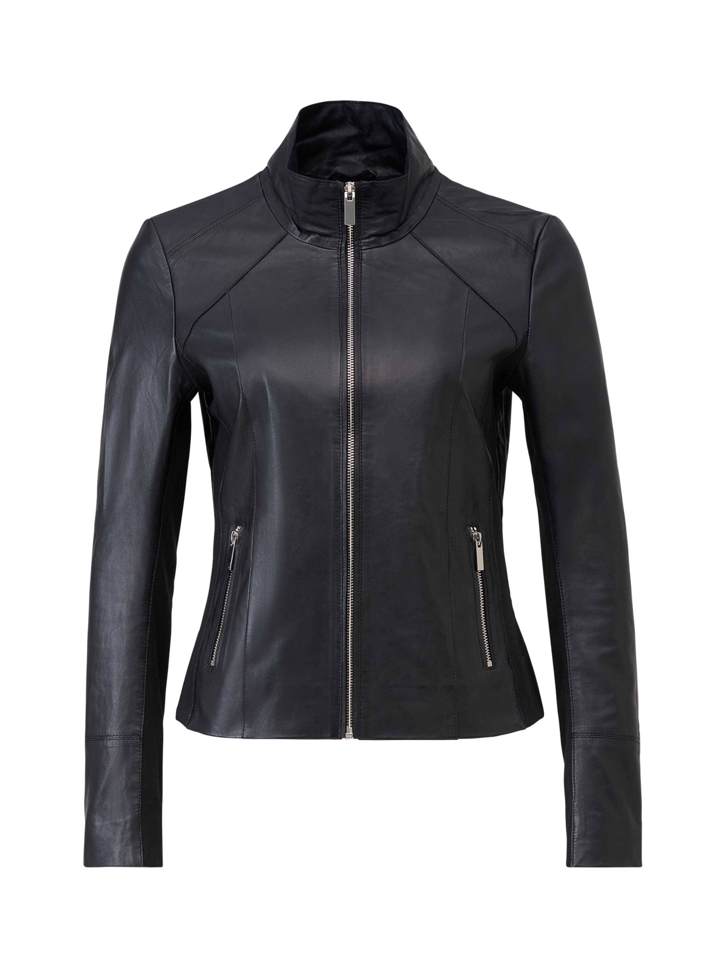 RICANO Tussenjas ' Lea ' in Zwart: voorkant