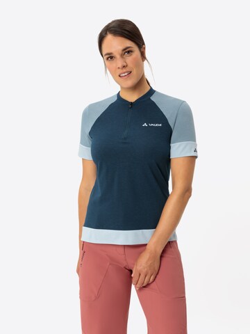 VAUDE Functioneel shirt 'Altissimo' in Blauw: voorkant