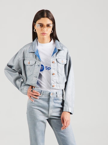 WRANGLER Átmeneti dzseki - ezüst: elől
