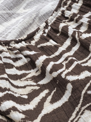 Cellbes of Sweden Strandkleid aus zerknitterter Baumwolle in Beige