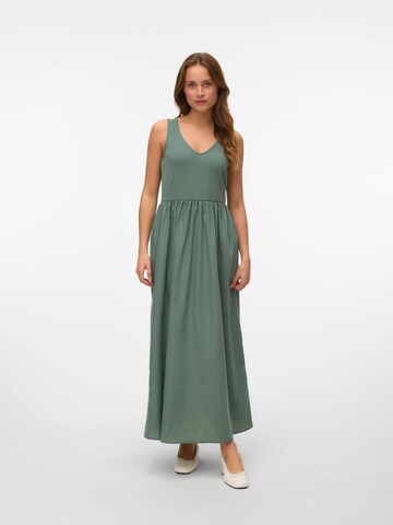 Robe de soirée 'VMVally' VERO MODA en vert : devant