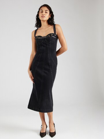 Versace Jeans Couture Kleid in Schwarz: Vorderseite