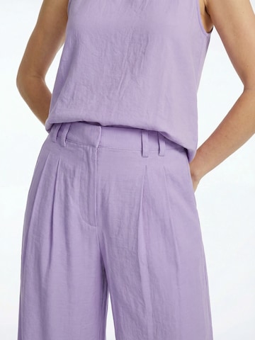 Guido Maria Kretschmer Women Свободный крой Брюки со складками 'Finja' в Лиловый