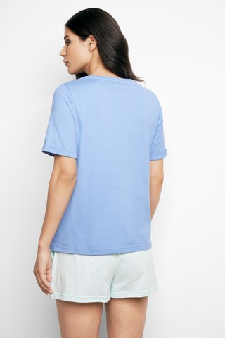 JOOP! Regular Pajama Shirt in Blue