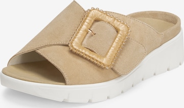 VITAFORM Mules in Beige: front