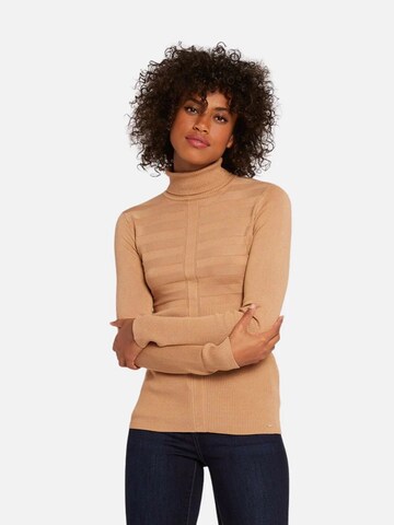 Morgan Sweater 'MENTOS' in Brown: front