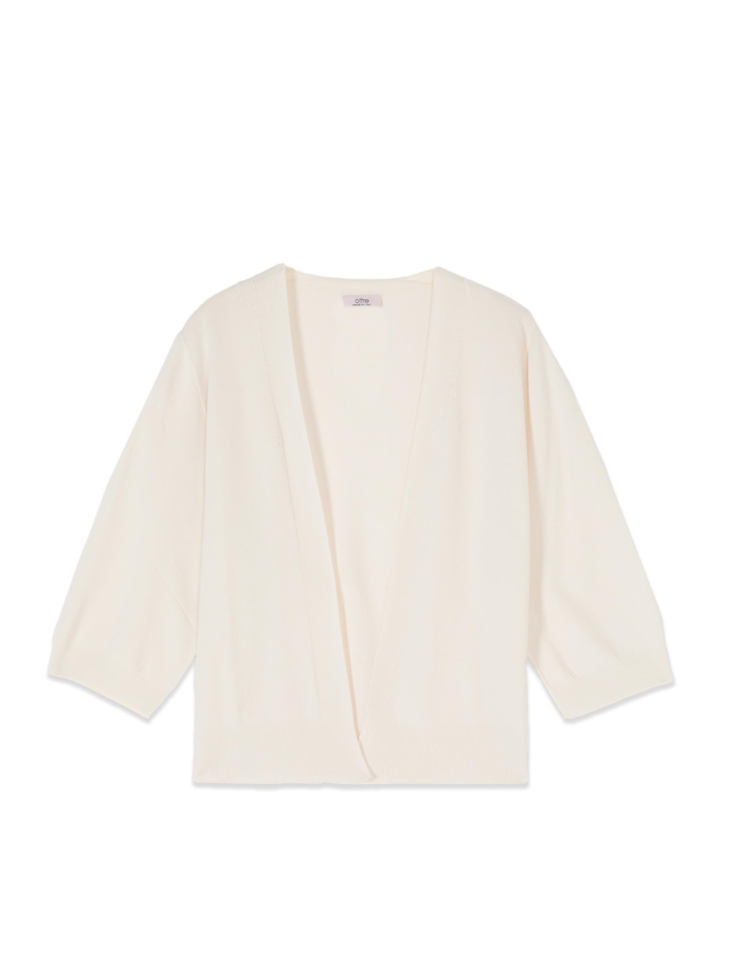oltre Sweatvest in Wit: voorkant