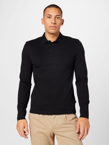 BOSS Black Shirt 'Pleins' in Black: front