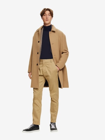 Coupe slim Pantalon ESPRIT en beige