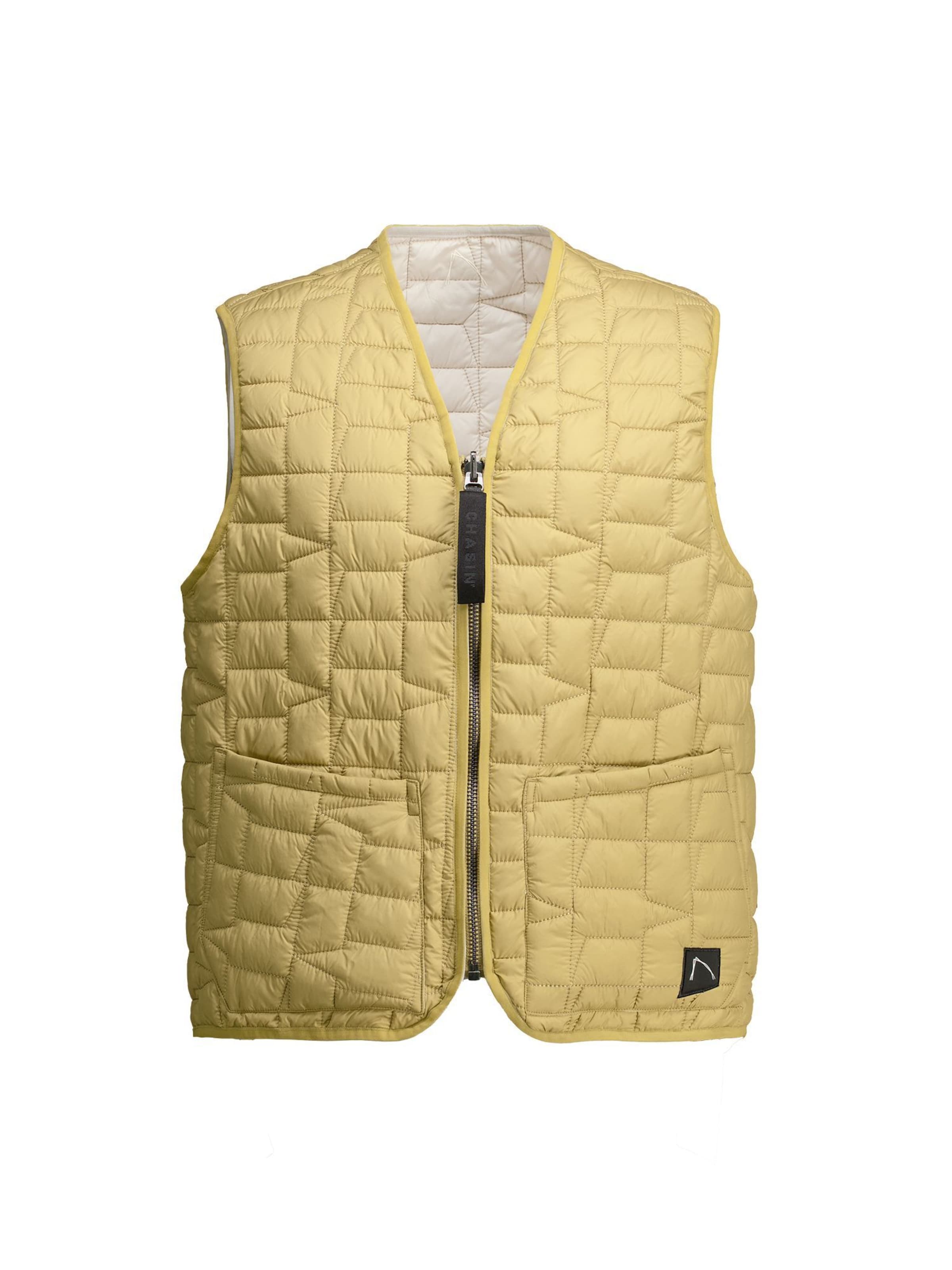 CHASIN' Bodywarmer ' Audius Dualux ' in Geel: voorkant