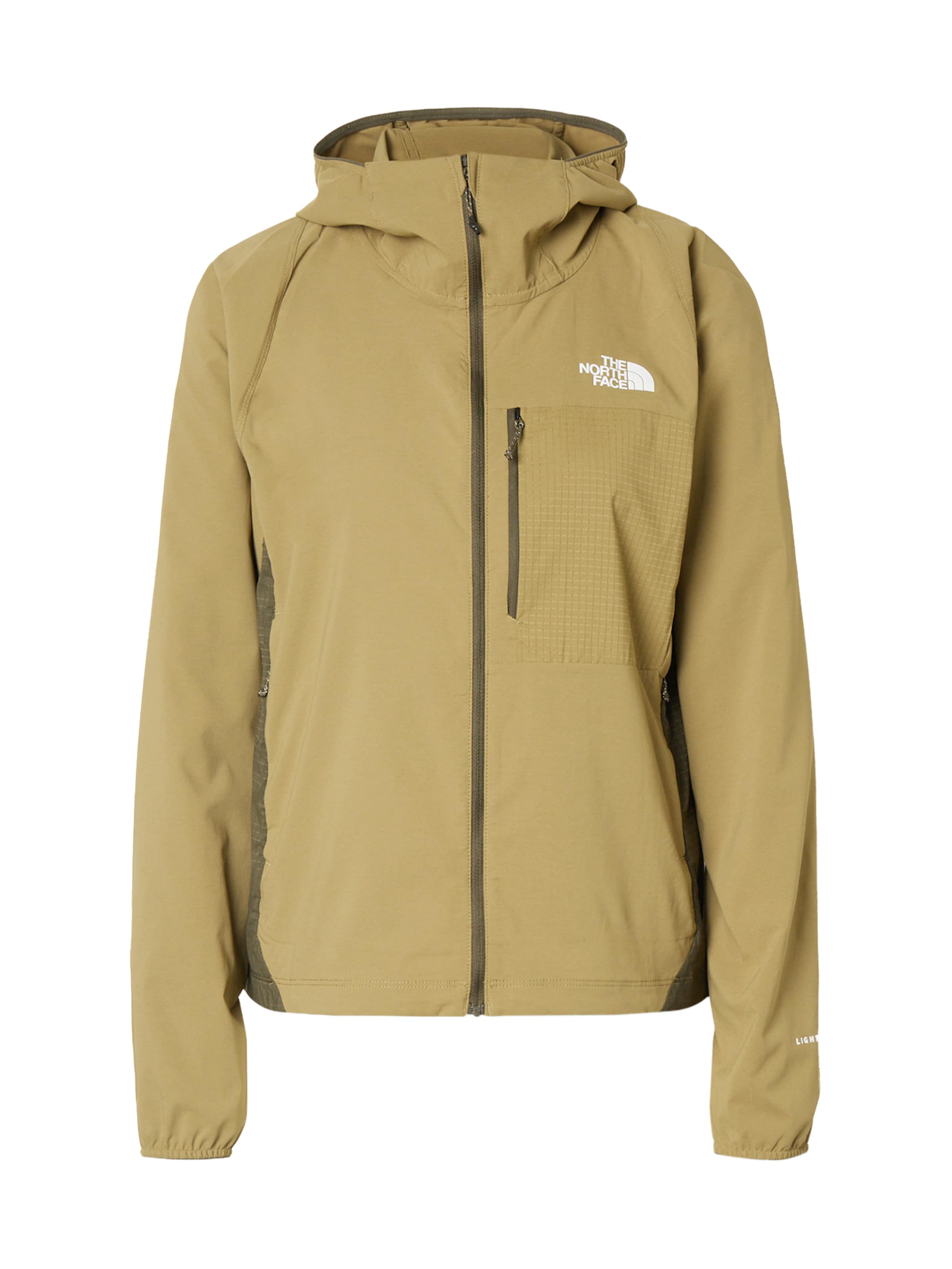 THE NORTH FACE - Casaco outdoor 'LIGHTRANGE' em cinzento: frente