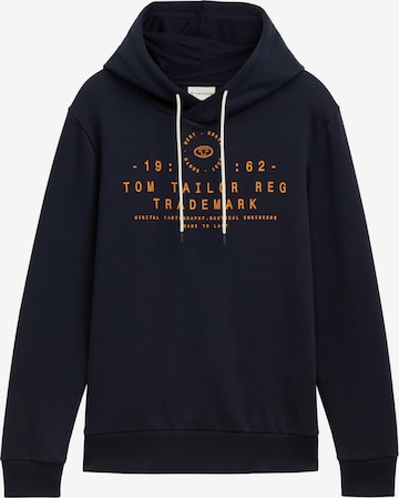 TOM TAILOR Sweatshirt in Blue: front