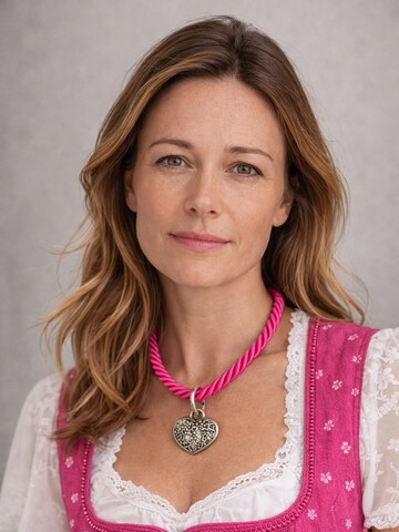 Allgäu Rebell Necklace 'Franzi' in Pink