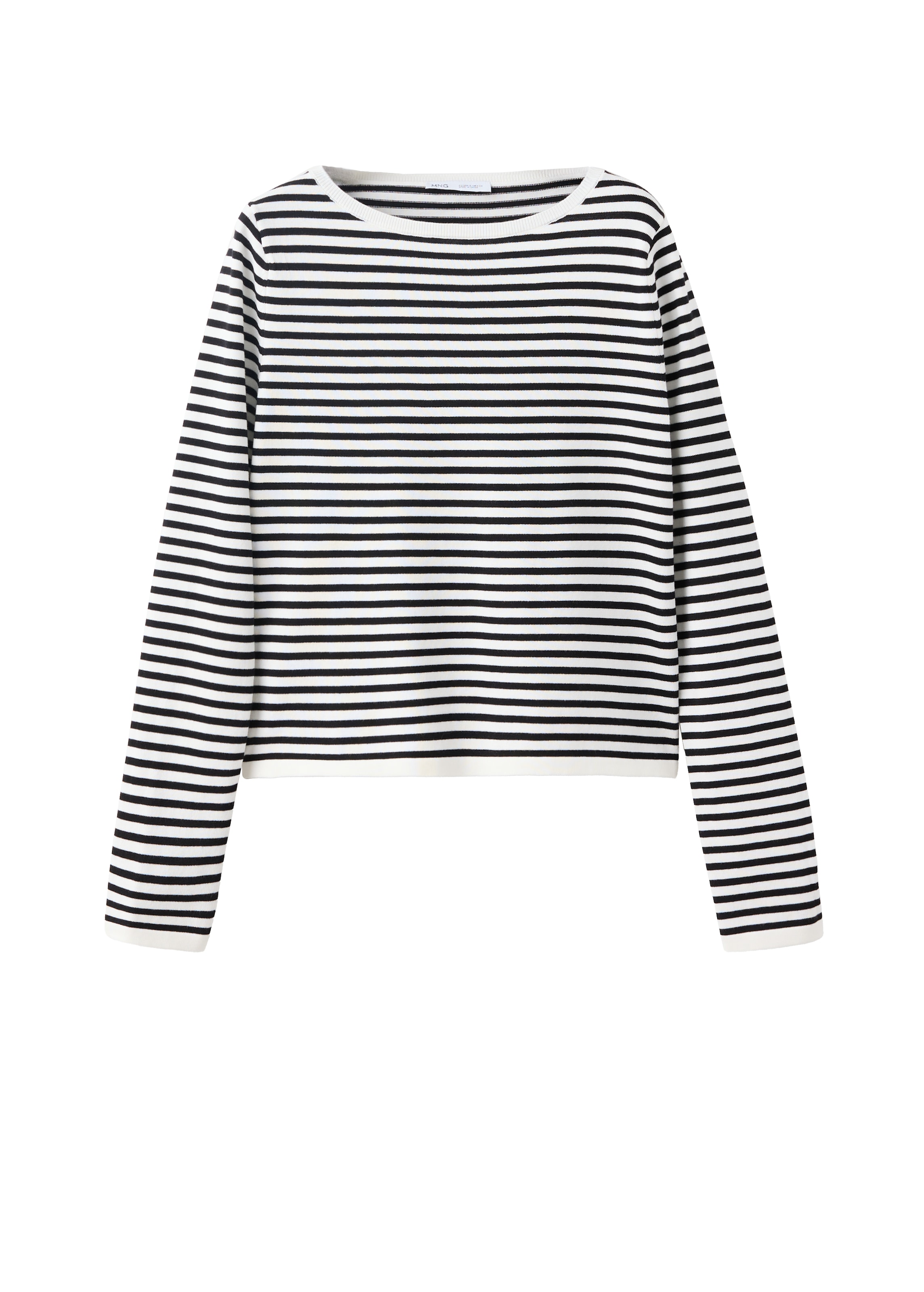 MANGO Sweater 'BASIKINA' in Black: front