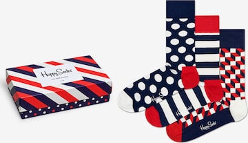 Happy Socks Sokker '3-Pack Navy Socks Gift Set' i blå