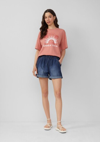 T-shirt QS en orange