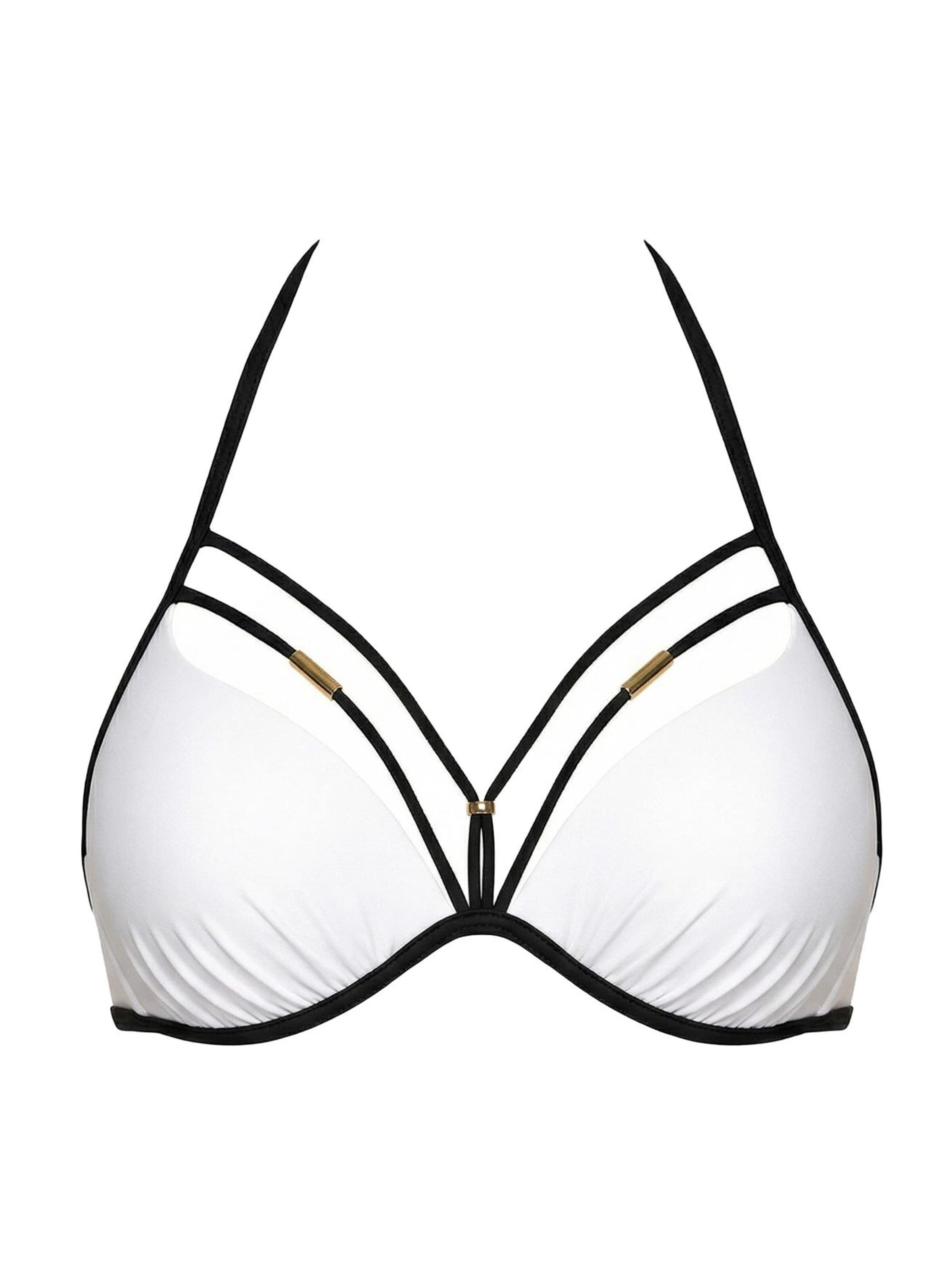Marko Push-up Góra bikini 'Diana' w kolorze biały: przód