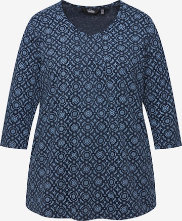 Ulla Popken Shirt in Blauw: voorkant