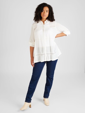 Dorothy Perkins Curve - Blusa en blanco