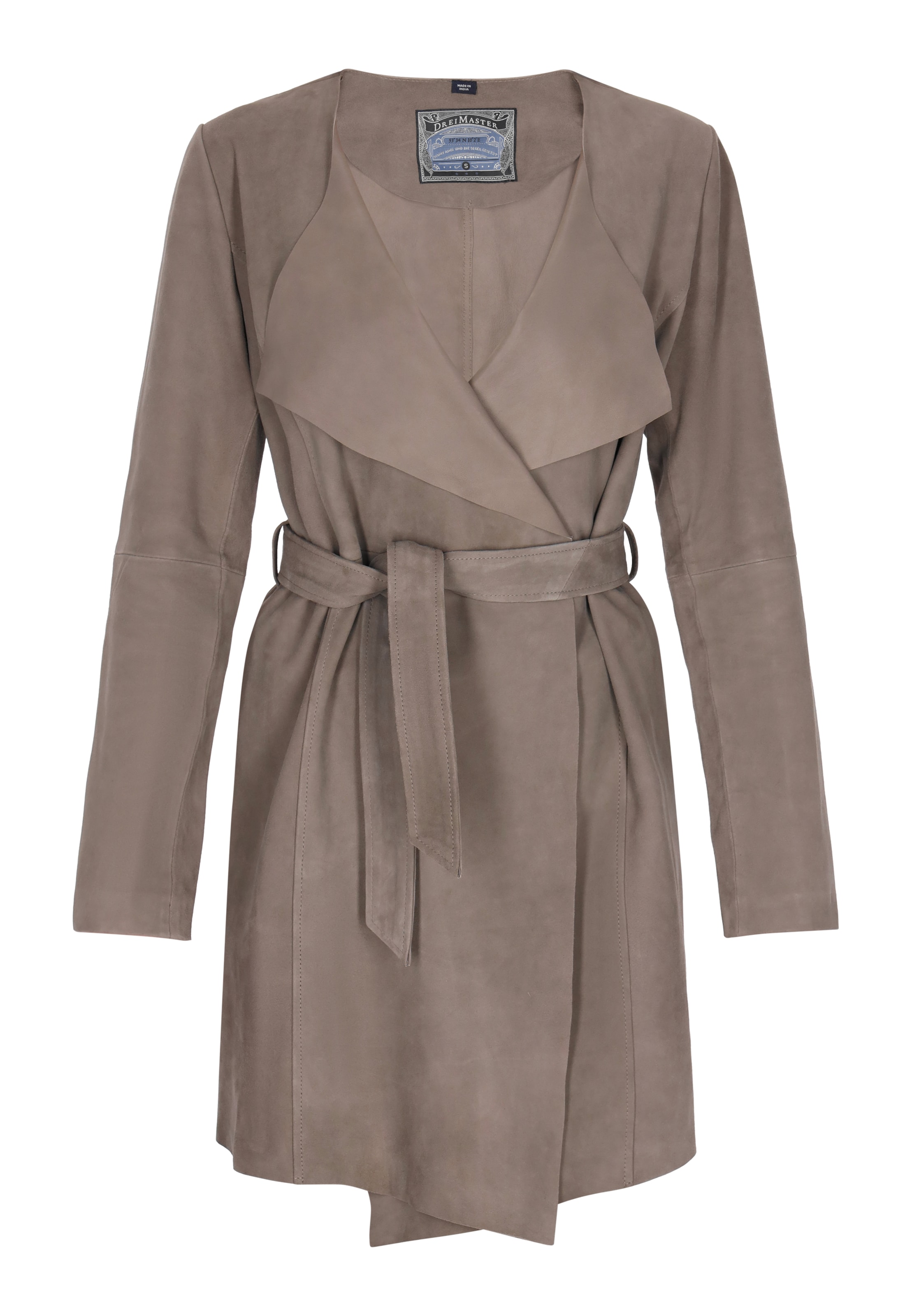 DreiMaster Vintage Kevad-sügismantel, värv hall: eest vaates
