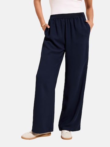 Friends Like TheseWide Leg/ Široke nogavice Hlače - plava boja: prednji dio